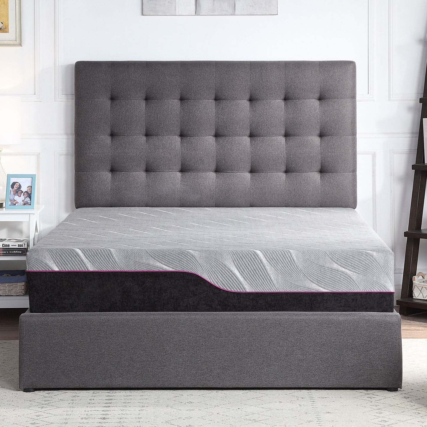 Renew - 11" Cooling Fast Responding Latex Foam Mattress - Gray