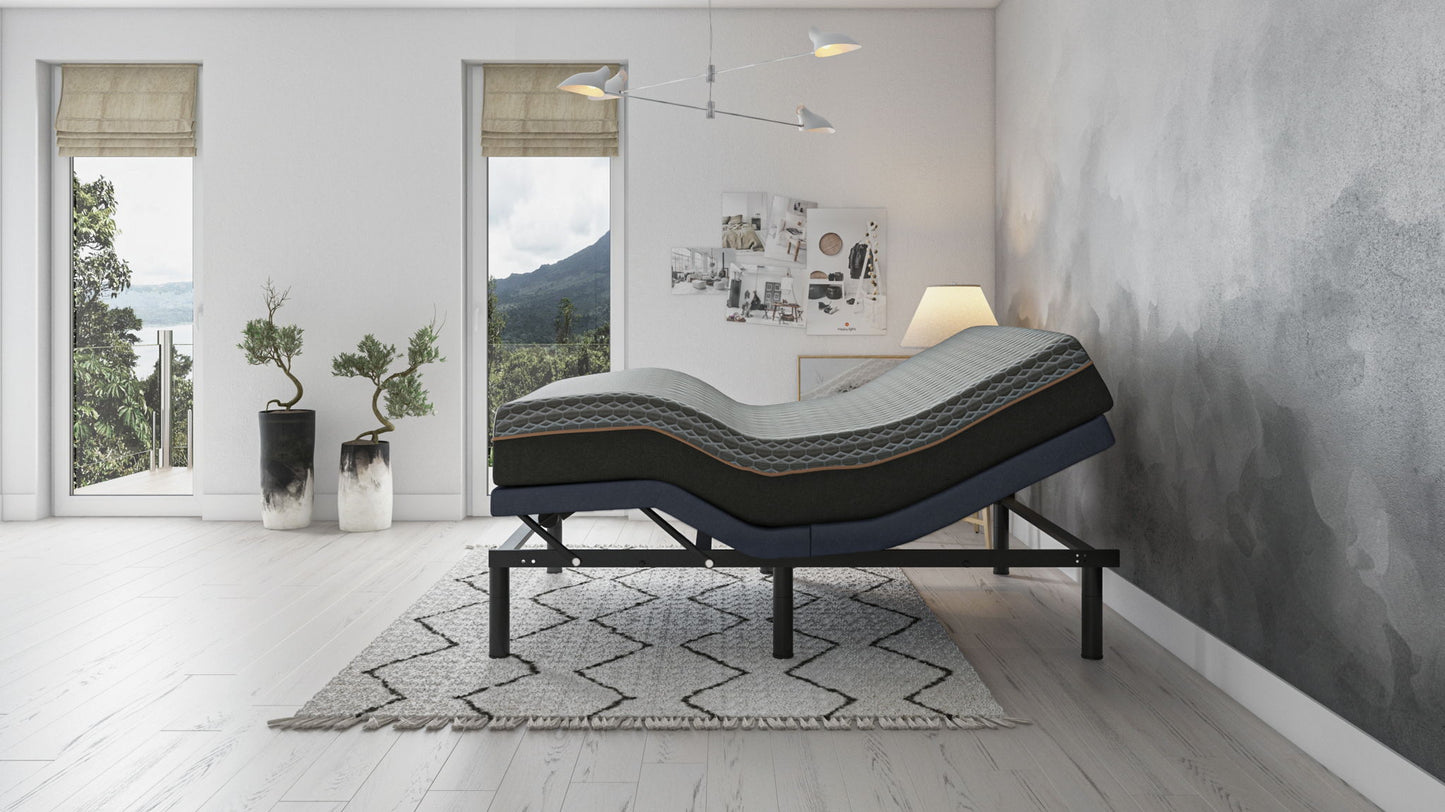 Copper Lux Hybrid - 14" Mattress With Copper Infused Contouring Memory Comfort Layer And Supportive Coil System