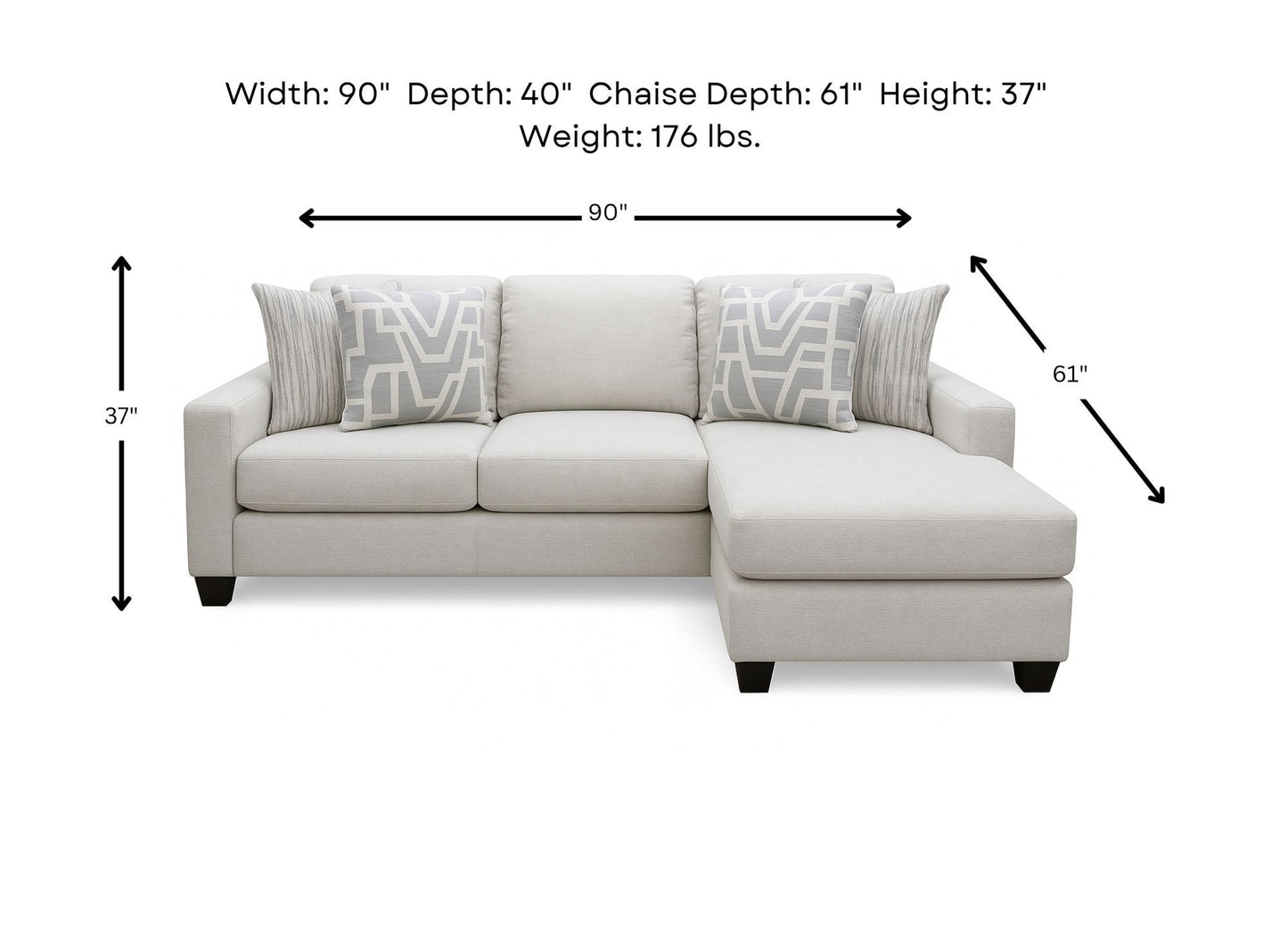 Cascades Sofa Chaise