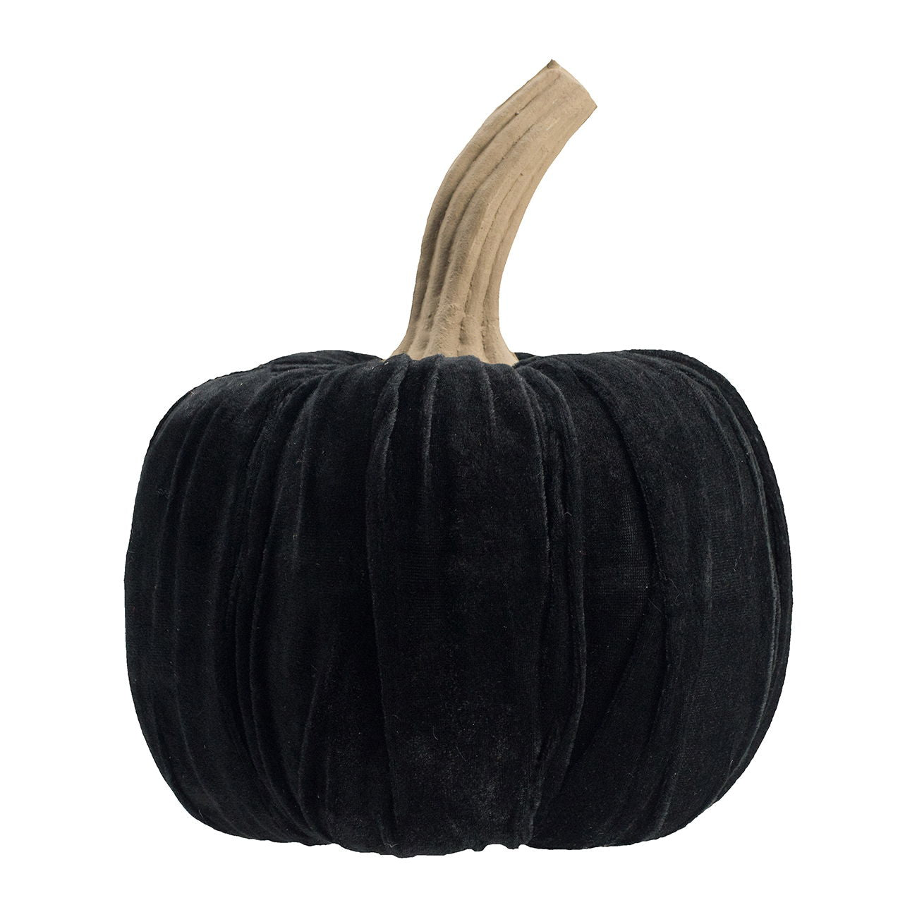 Velvet Pumpkin Large, For Holiday Halloween Decor
