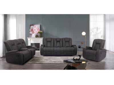 MANWAH Wales Dual Reclining Sofa Lapis
