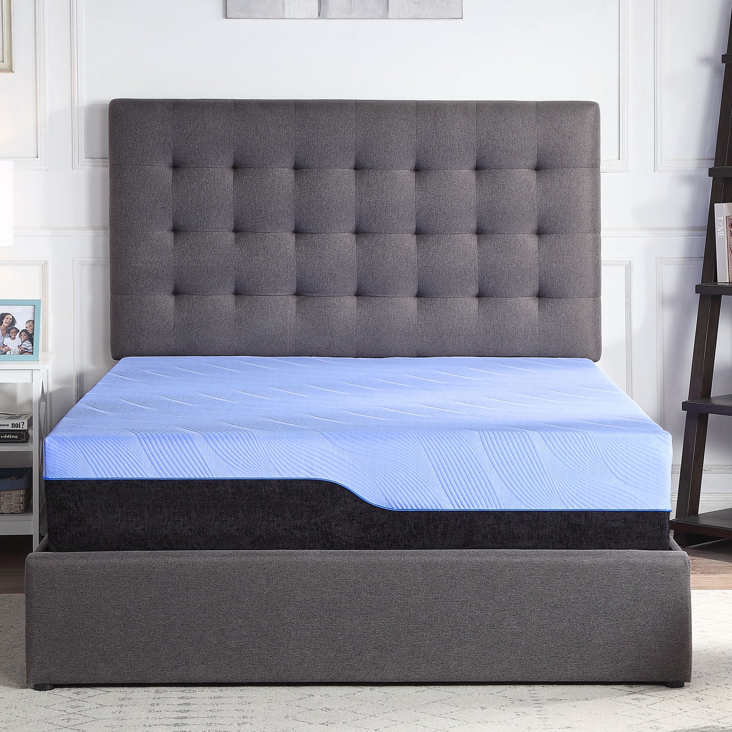 Refresh - 12" Hybrid Cooling Fast Responding Latex Foam And Coil Mattress