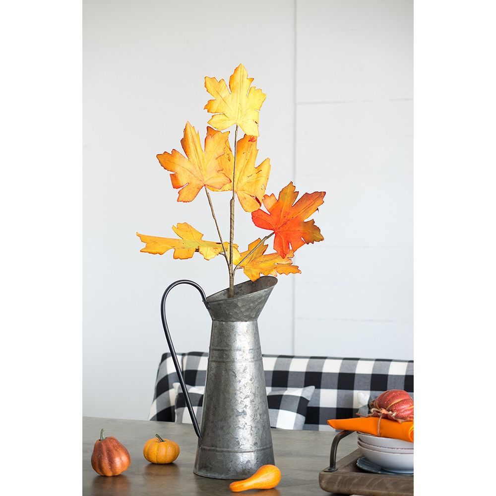 Paper Maple Leaf Spray, Botanicals Decor For Harvest Festival Fall Festival & Thanksgiving Table Decorations