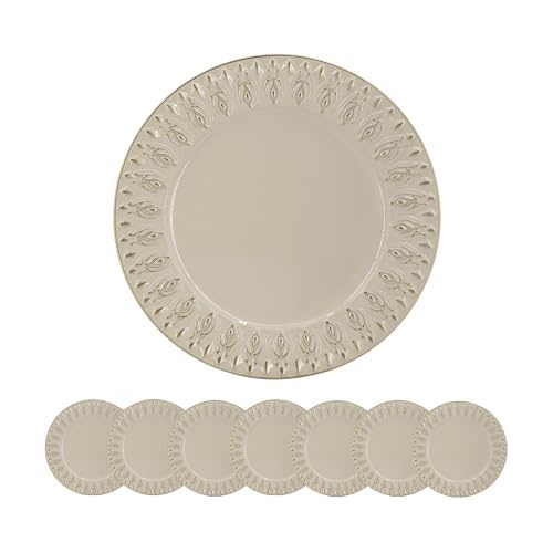 Elegant Plastic Charger Plate (Set of 8)