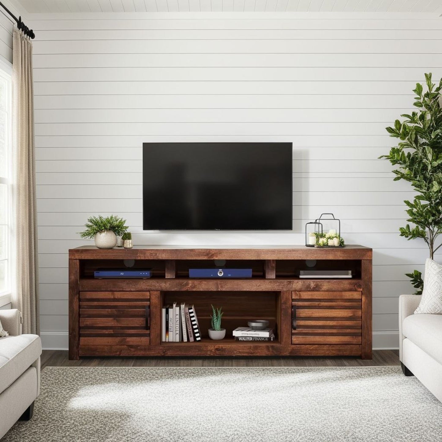 Sausalito - Console TV Stand For TVs Up To 85" - Whiskey