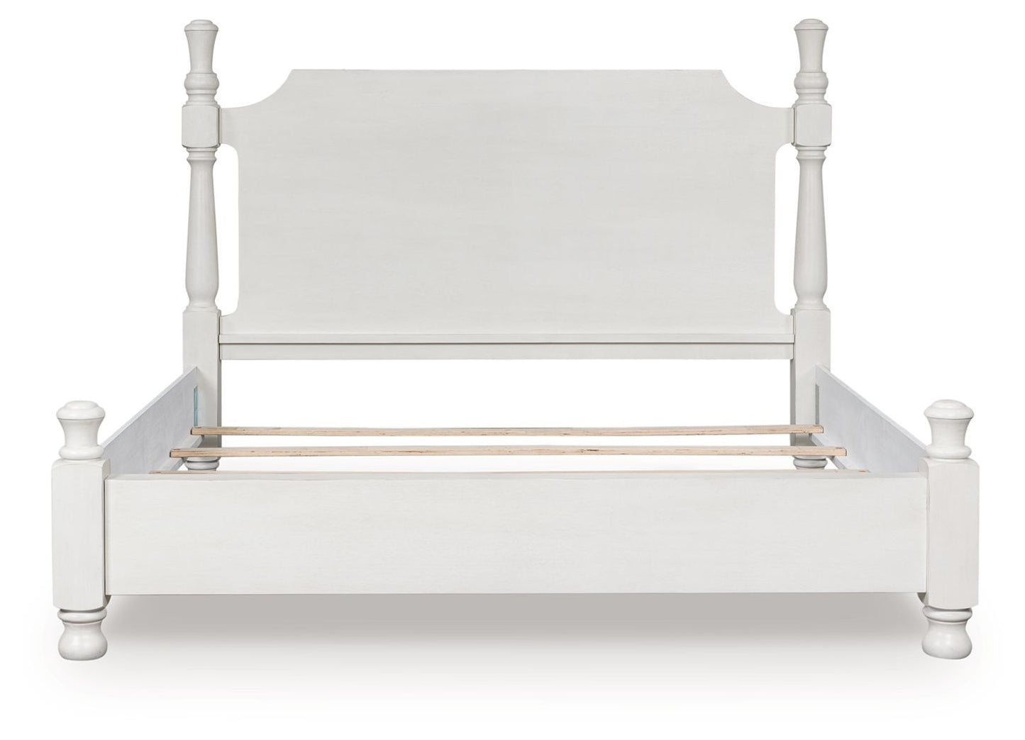 Rowlenstown - Poster Bed - Antique White