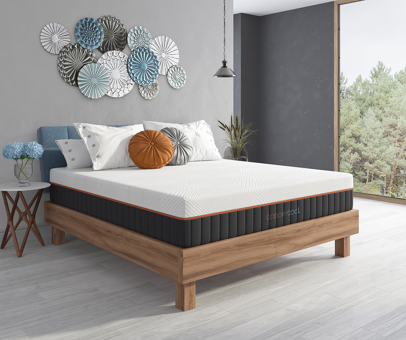 CopperCool 12" Hybrid Memory Foam Mattress