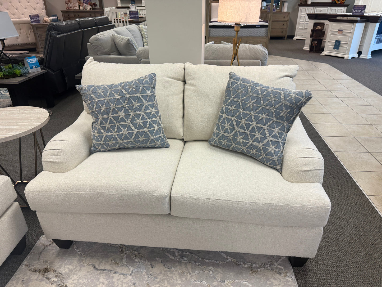 Linen Sofa & Loveseat