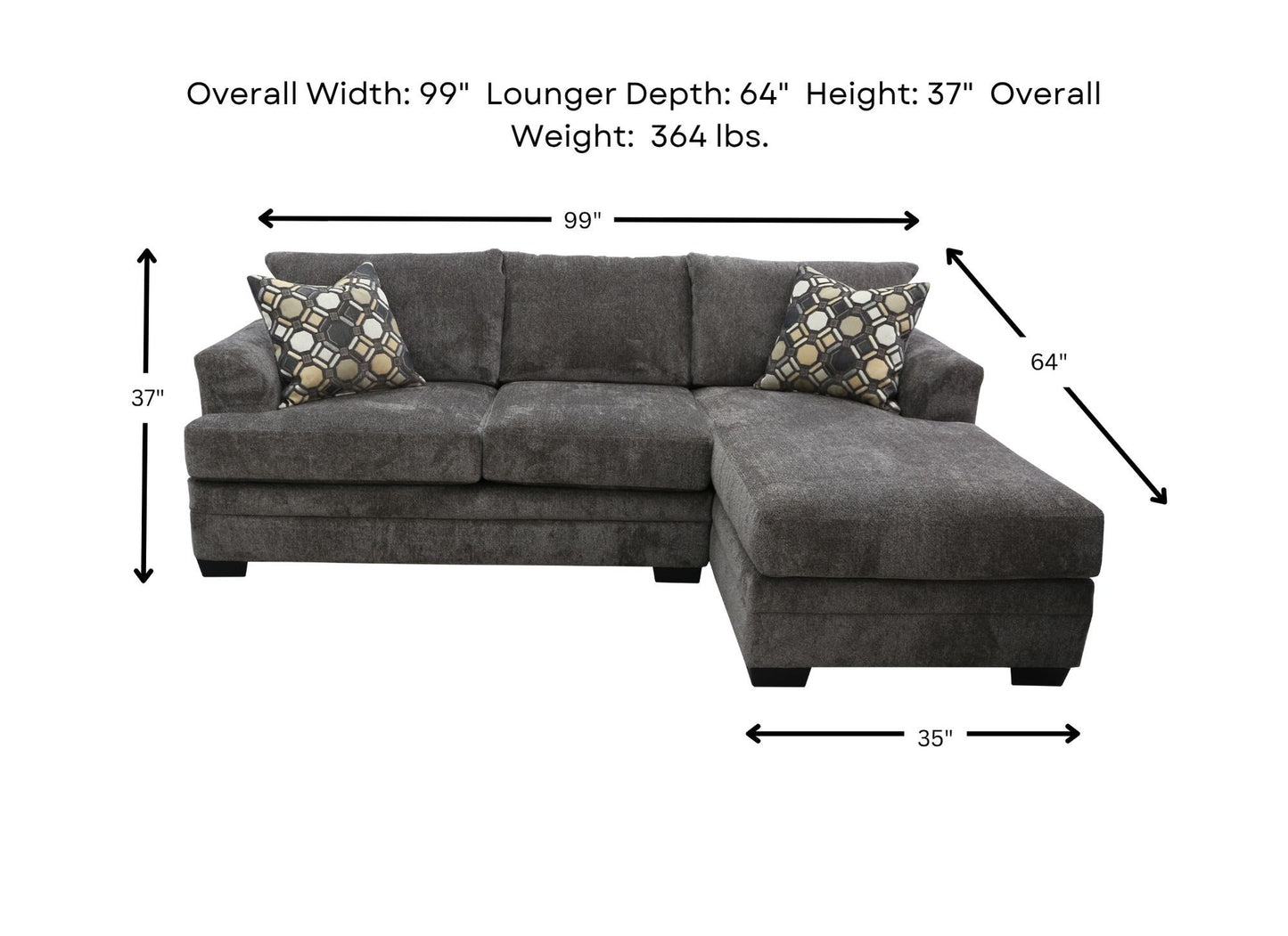 BRISTOL 2PC SECTIONAL