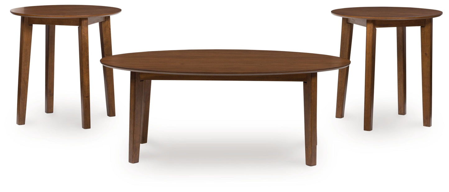 Gordonay - Occasional Table Set (Set of 3) - Brown