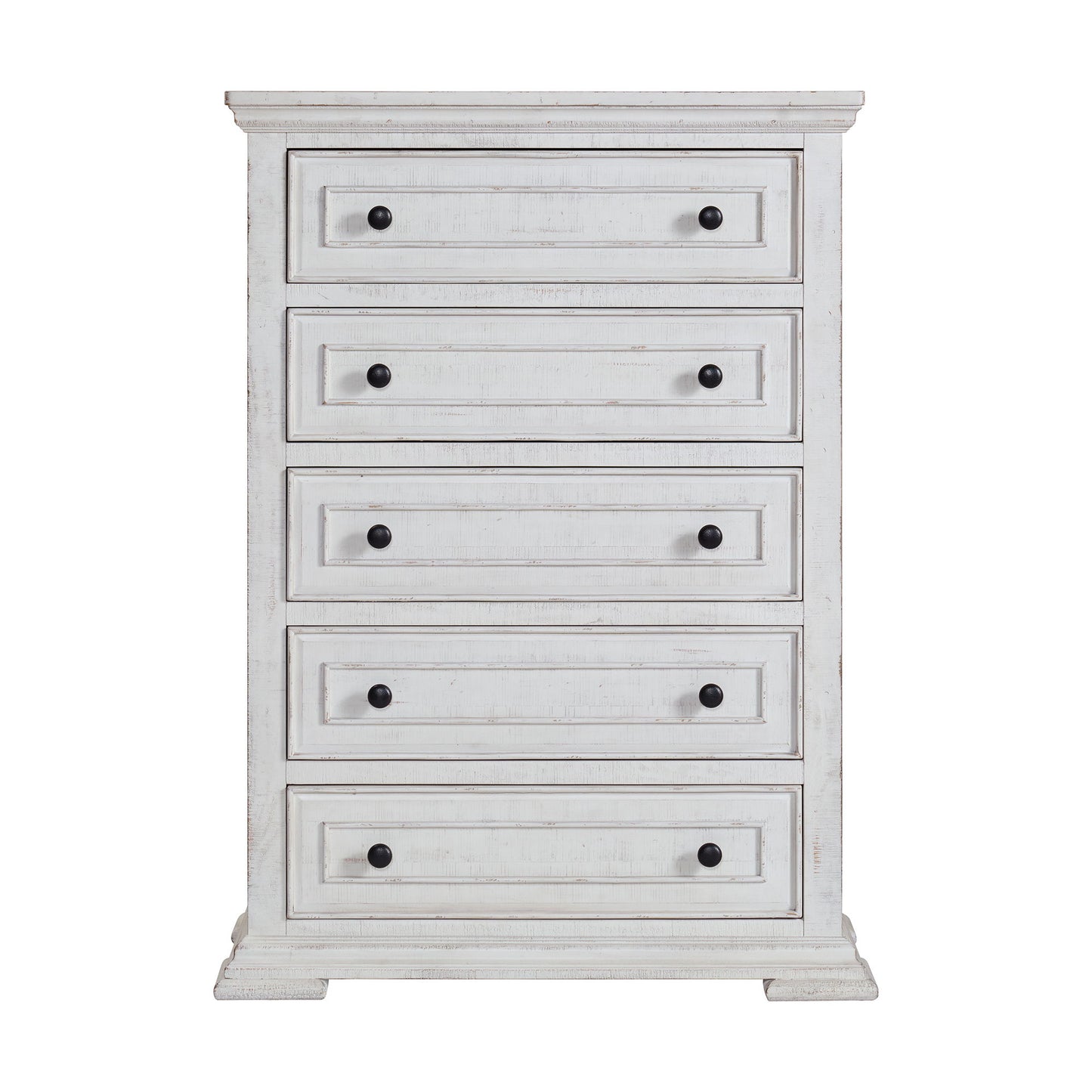 Heather - 5-Drawer Chest - Rustic White