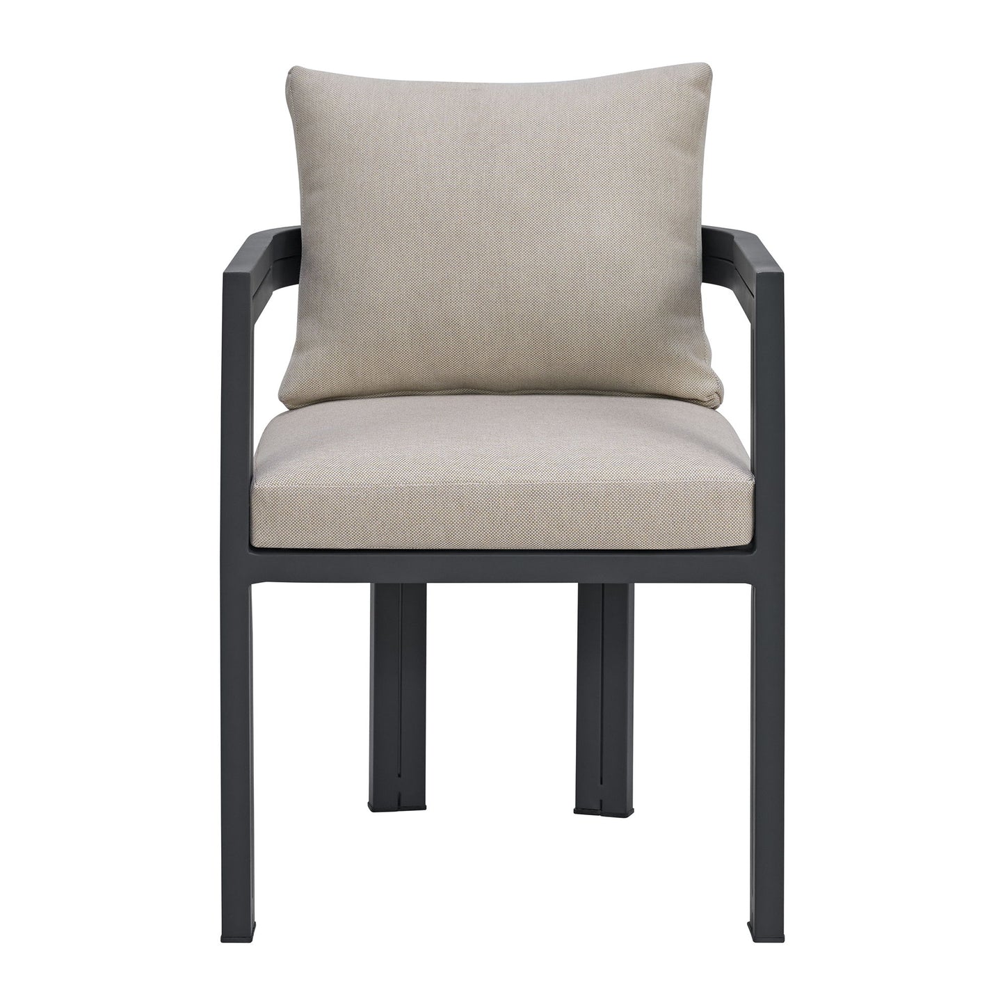 Playa - Dining Chair (Set of 2) - Dark Gray / Beige