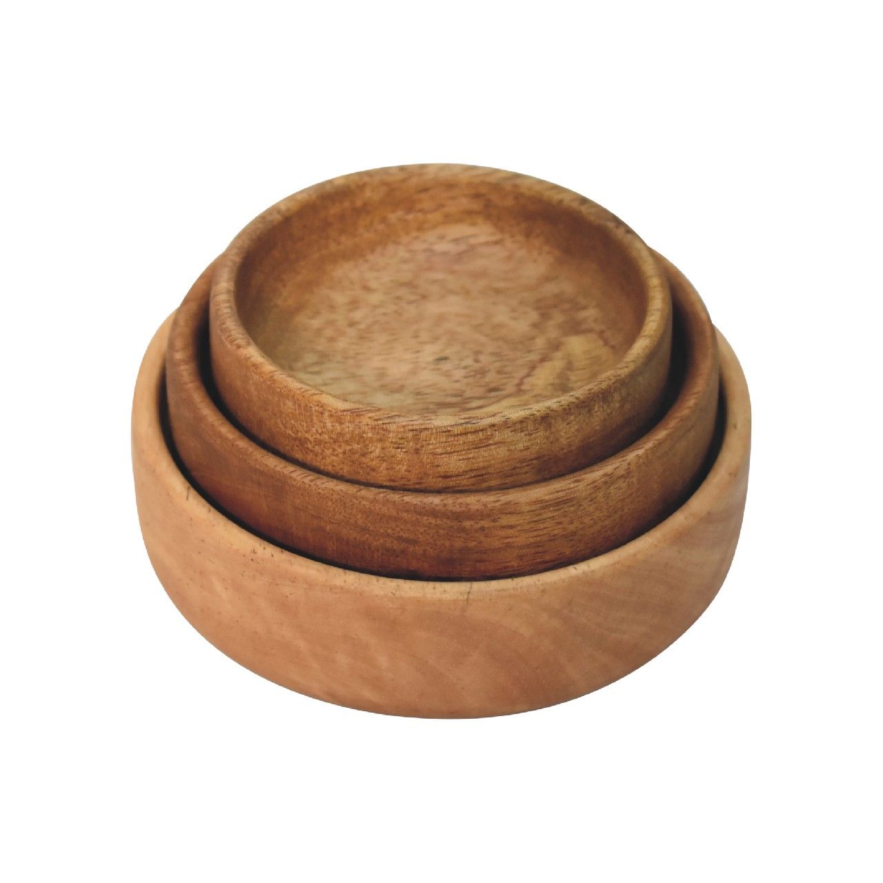 Fruit Bowl (Set of 3) - Light Brown