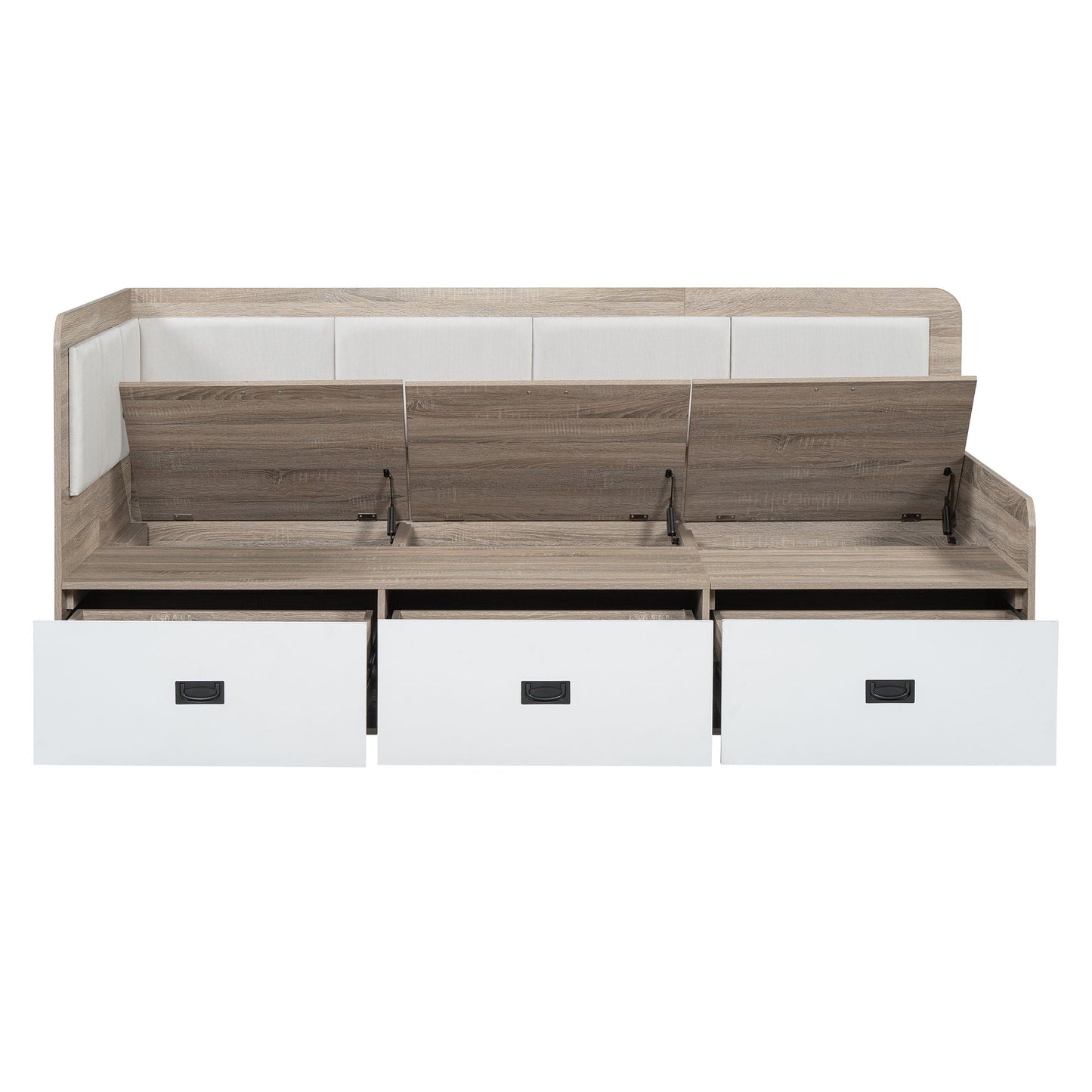 Daybed With 3 Drawers And 3 Storage Compartments
