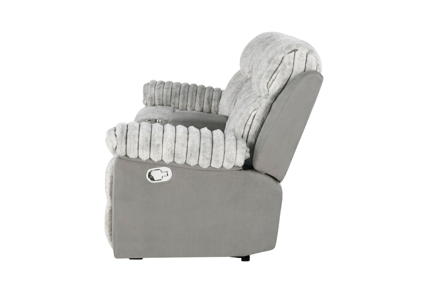 Cloudstone 68" Reclining Loveseat - Gray