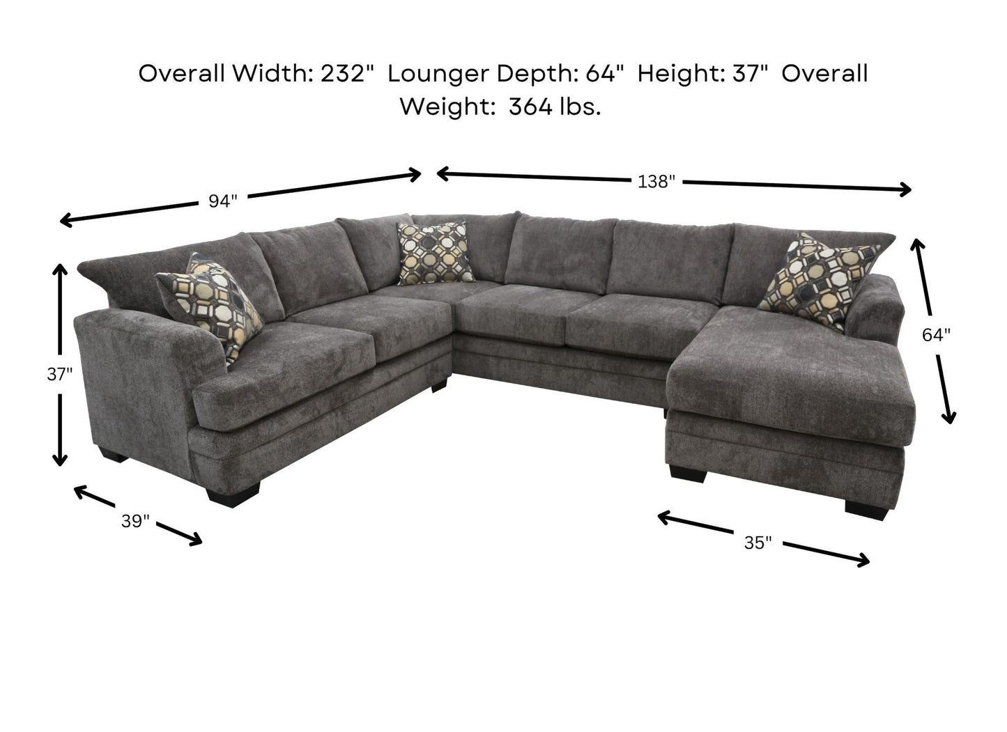 BRISTOL 3PC SECTIONAL