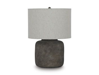 Zandophen - Metal Table Lamp - Antique Gray