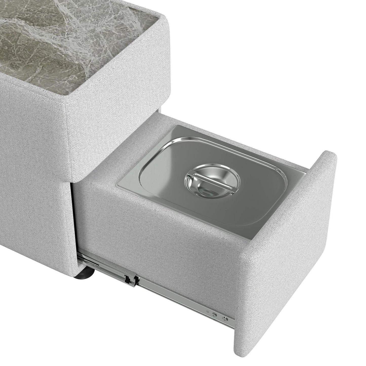 Zandara - Modular Console With Speaker And Cooler - Beige