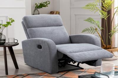 MANWAH Glider Recliner Steel Grey