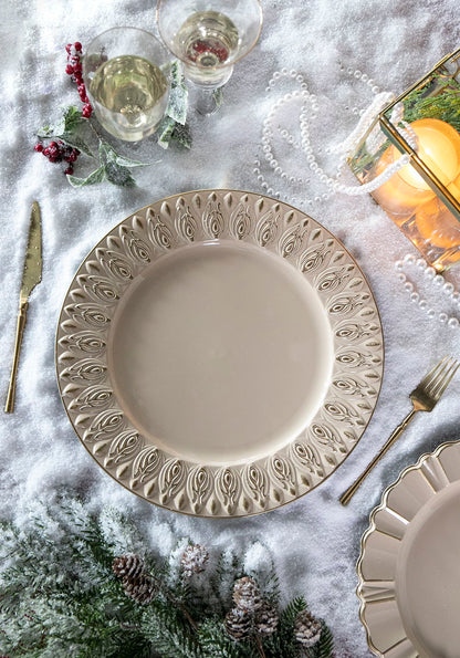 Elegant Plastic Charger Plate (Set of 8)