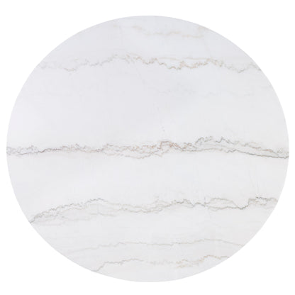 Varley - 5 Piece Round Dining Room Set - White / Gray