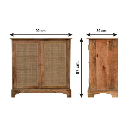 Close Knit Lounge Cabinet - Oak