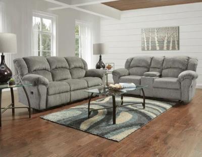 AFFORDABLE Allure Reclining Sofa Grey