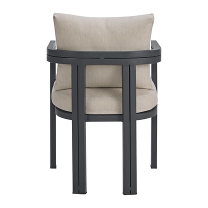 Playa - Dining Chair (Set of 2) - Dark Gray / Beige