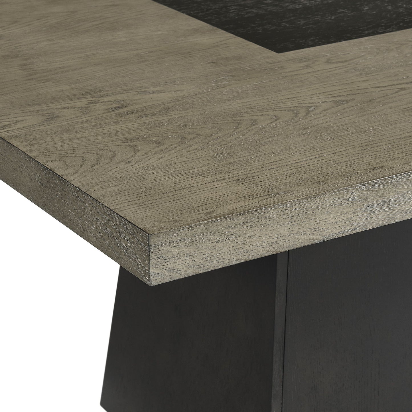 Jemma - Square Dining Table - Gray / Dark Espresso