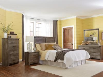 KITH Gambrel Full/Queen Headboard Panel Weathered Gray