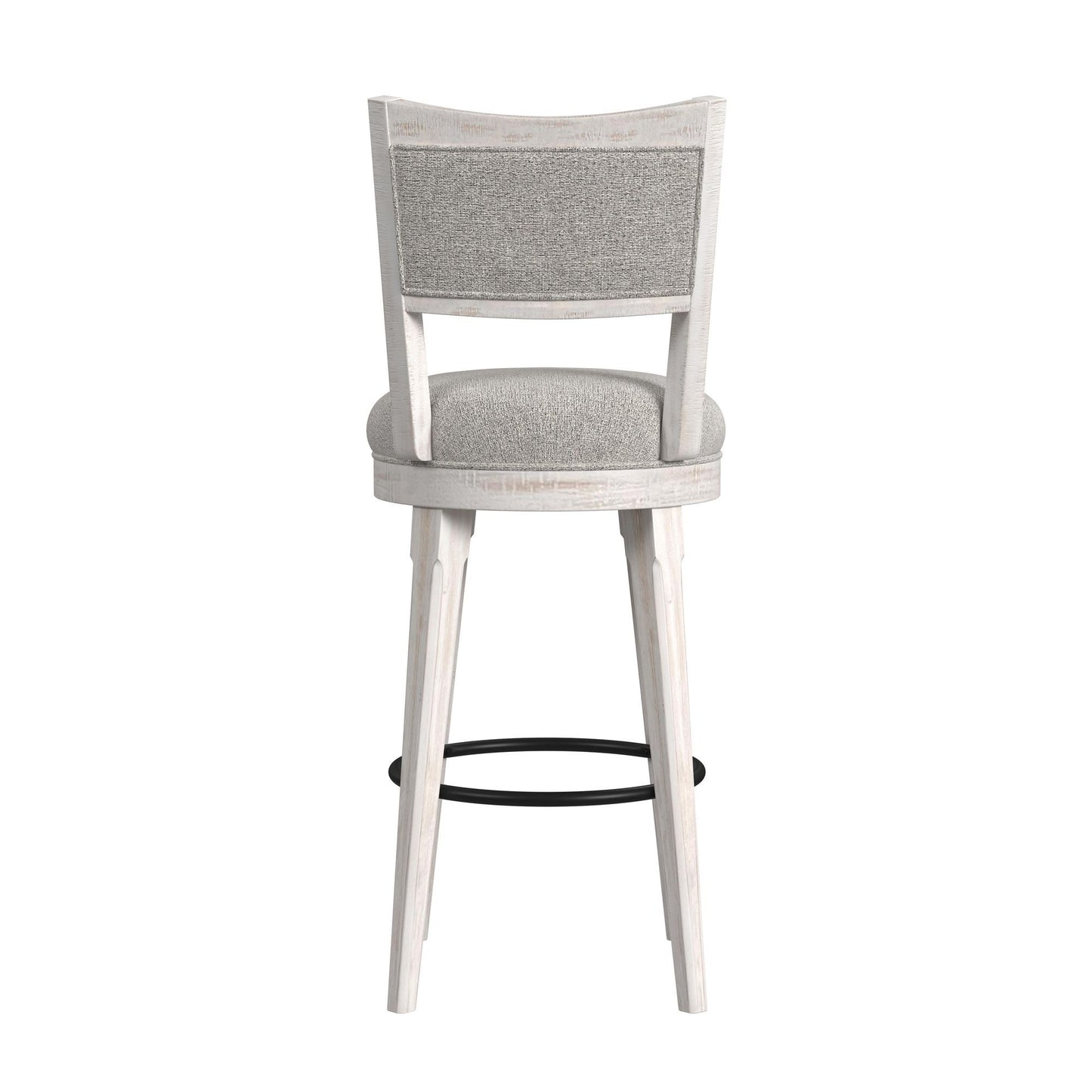 Rogen Rustic - Swivel Bar Stool (Set of 2) - Rustic White