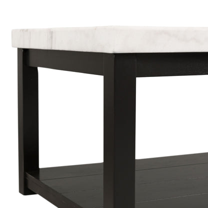 Marcello - Coffee Table With Casters - White