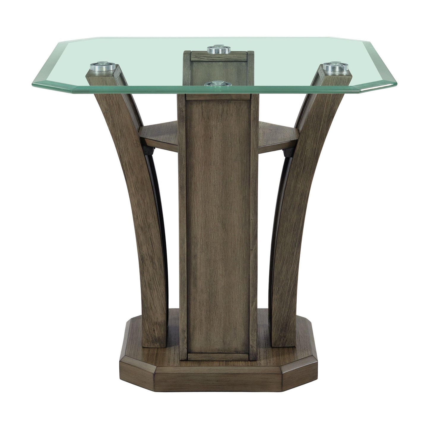 Dapper - Square End Table - Gray