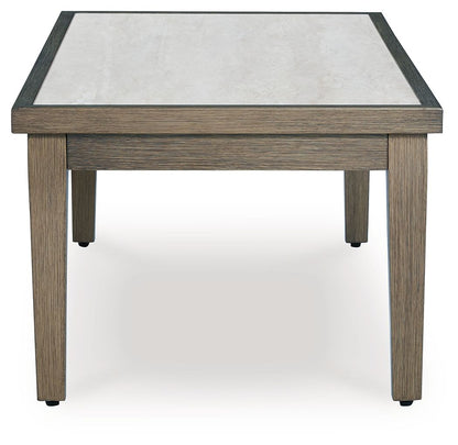 Rainier Ranch - Rectangular Cocktail Table - Brown / Beige
