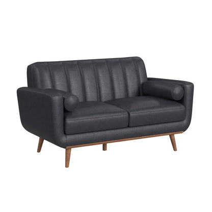 Horizon - Loveseat With Wood Front 2 Pillows