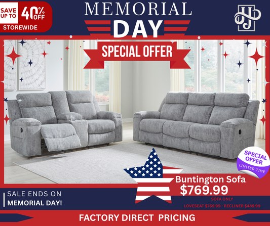 Buntington Sofa - Memorial Day Sale