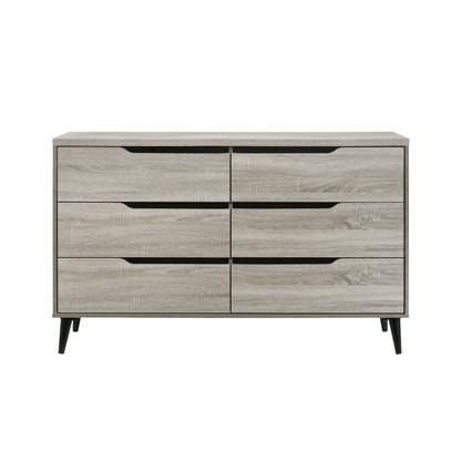 Ernesto - 6-Drawer Dresser With Interlock