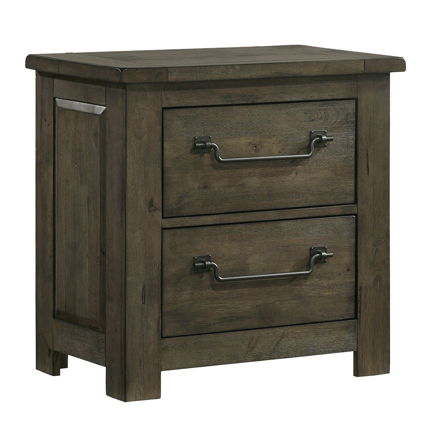 Maverick - Nightstand With USB - Gray