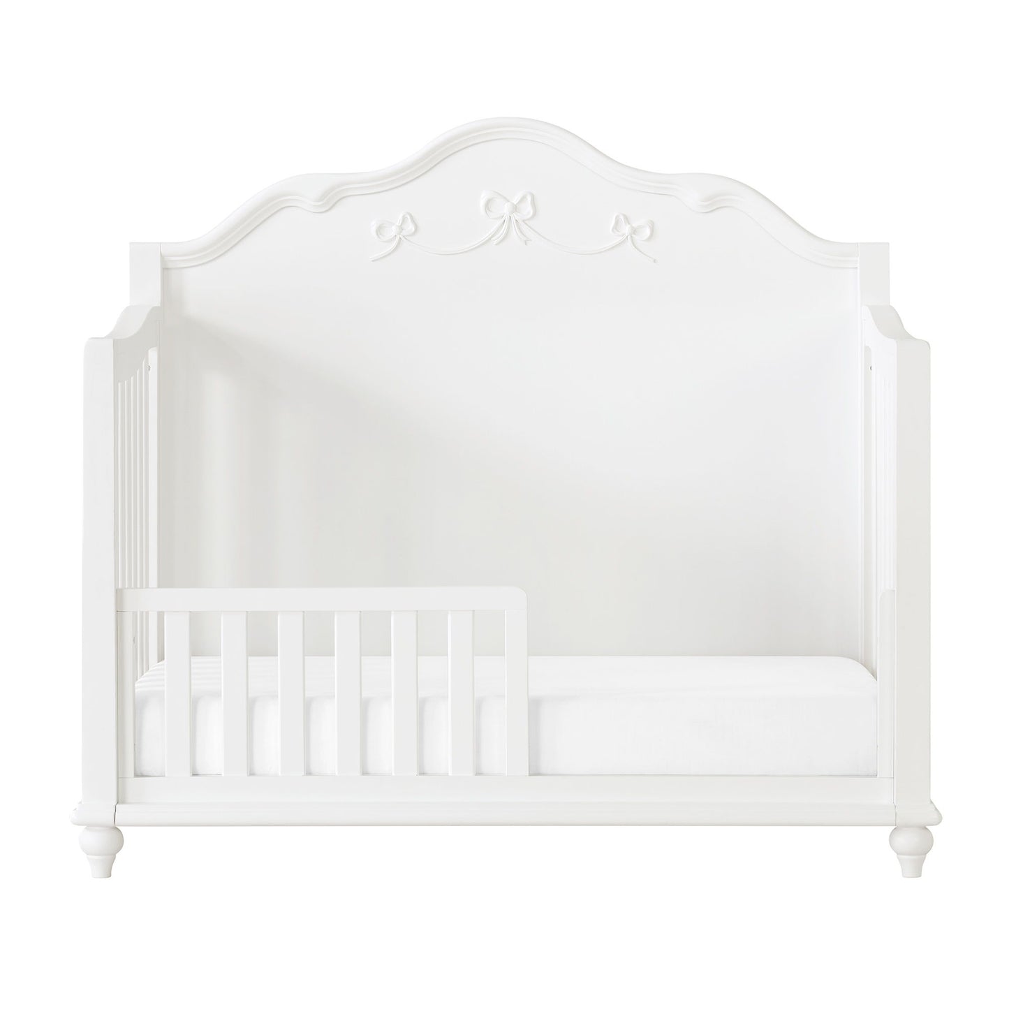 Alana - Crib With Guardrails - White