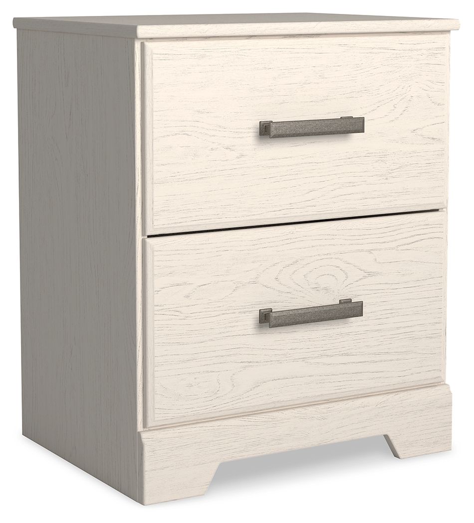Stelsie - Two Drawer Night Stand - White