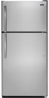 CROSLEY 17.5 Cubic Foot Top Mount Refrigerator Stainless Steel