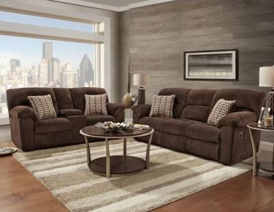AFFORDABLE Chevron Reclining Sofa Mink