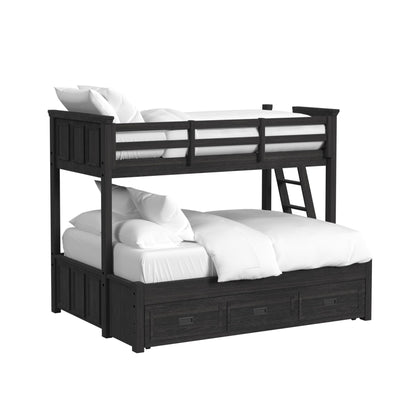 Hampton Kids - Bunk With Ladder And Trundle Bedroom Set