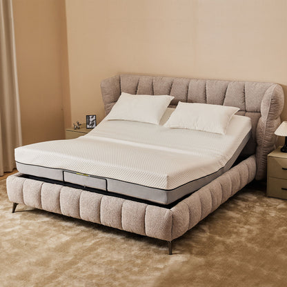 Adjustable Bed Base Frame & Head And Foot Incline Quiet Motor King Size Zero Gravity - Antique Black