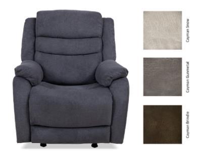 MANWAH Cayman Glider Recliner Gunmetal
