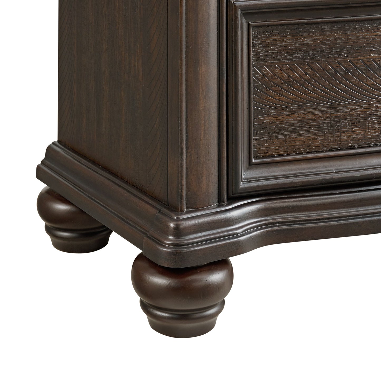 Brunswick - 2-Drawer Nightstand With USB - Mahogany