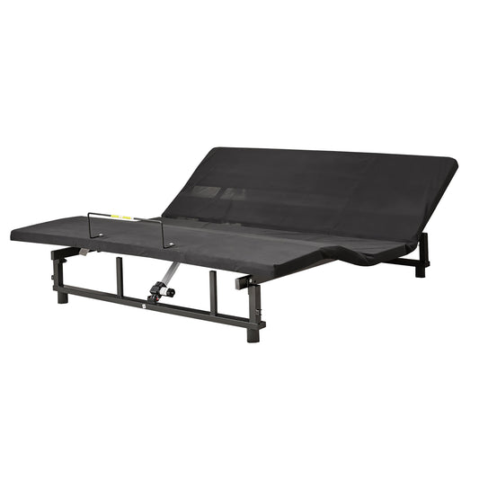 Adjustable Bed Base Frame & Head And Foot Incline Quiet Motor King Size Zero Gravity - Antique Black