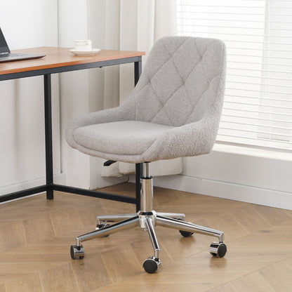 Adjustable And Space-Saving Chair With Golden Electroplated Legs