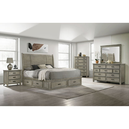 Sullivan - 3-Drawer Nightstand - Drift Gray