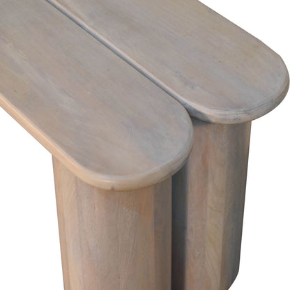 Twin Plank Marble Bench - Marble